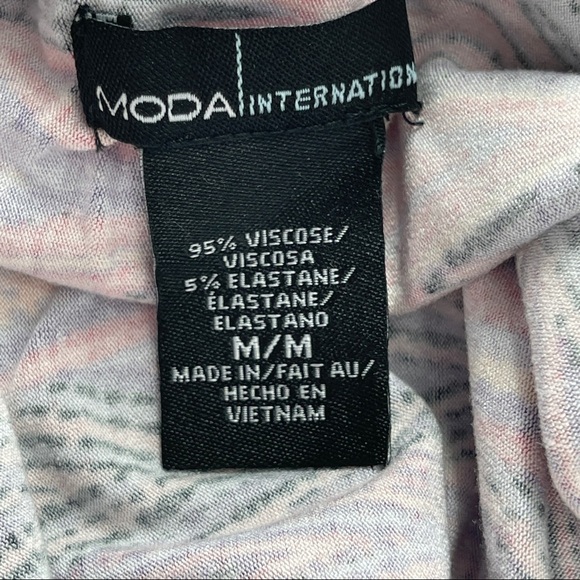 Moda International Colorful Printed Swim Coverup M - Picture 8 of 8